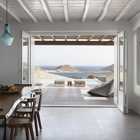 Dream View Villa, 2 Min Walk To The Beach, By Red Windmill * 卡拉法蒂斯