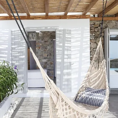 Dream View Villa, 2 Min Walk To The Beach, By Red Windmill 卡拉法蒂斯