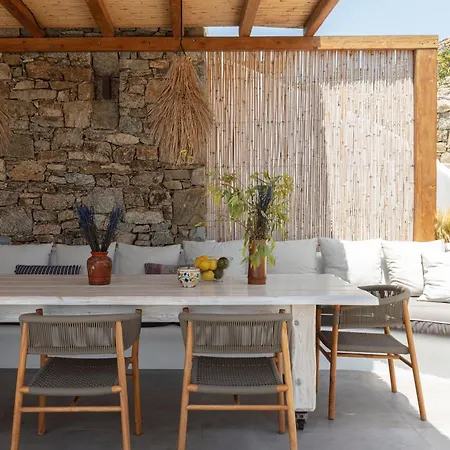 Вилла Dream View Villa, 2 Min Walk To The Beach, By Red Windmill Калафатис