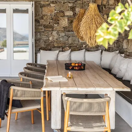 Dream View Villa, 2 Min Walk To The Beach, By Red Windmill * Kalafatis
