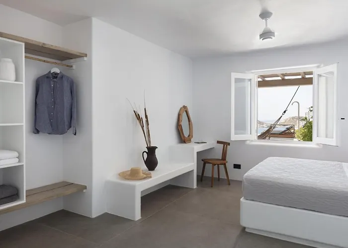 Dream View Villa, 2 Min Walk To The Beach, By Red Windmill קלפטיס