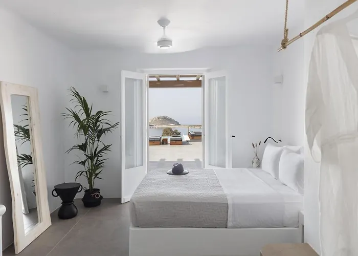 Dream View Villa, 2 Min Walk To The Beach, By Red Windmill קלפטיס