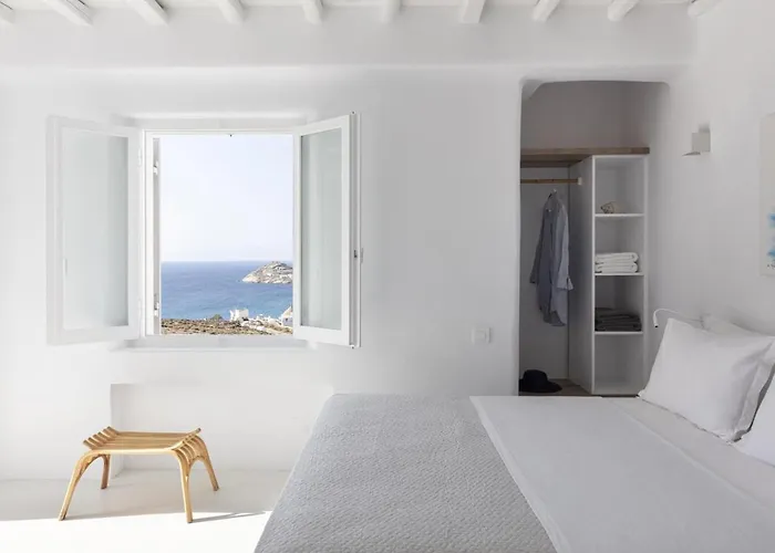 וילה Dream View Villa, 2 Min Walk To The Beach, By Red Windmill