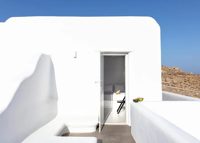 Dream View Villa, 2 Min Walk To The Beach, By Red Windmill קלפטיס